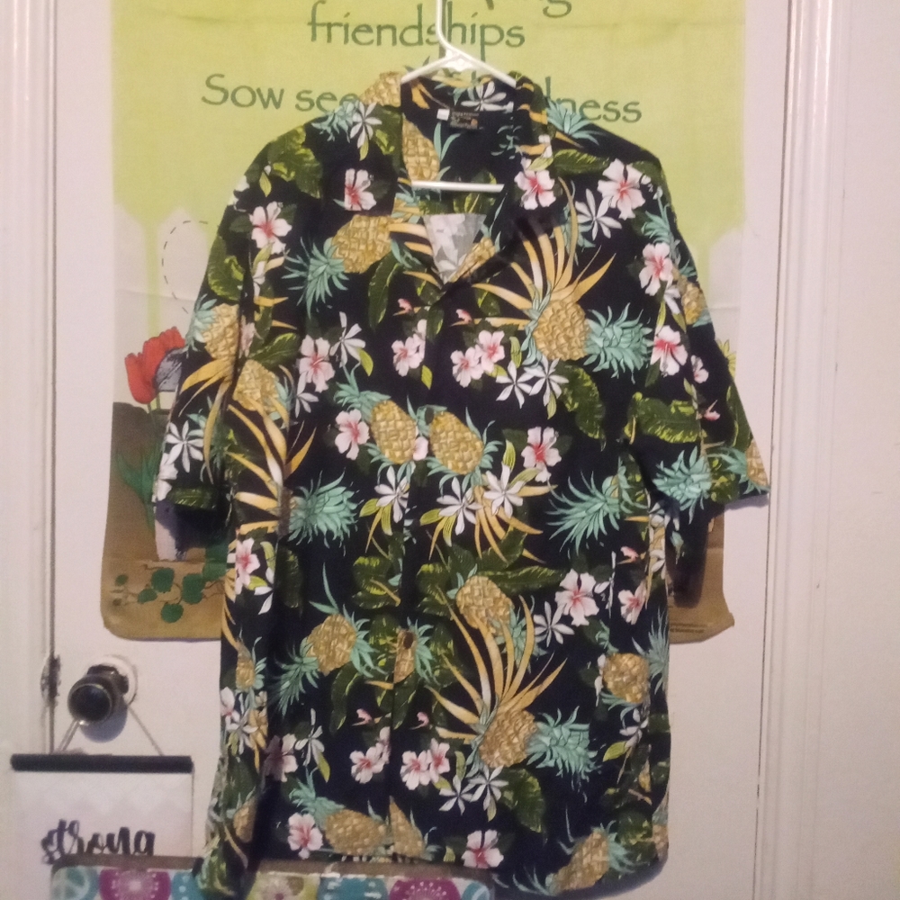 VERY HANDSOME ALOHA FASHION HAWAIIAN MEN'S SHIRT SIZE 3XL